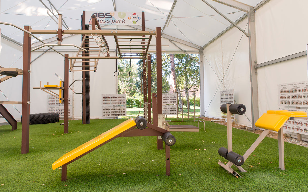 Győr · Lukács iskola ABS Fitness Park – megvalósult park, 2. fénykép