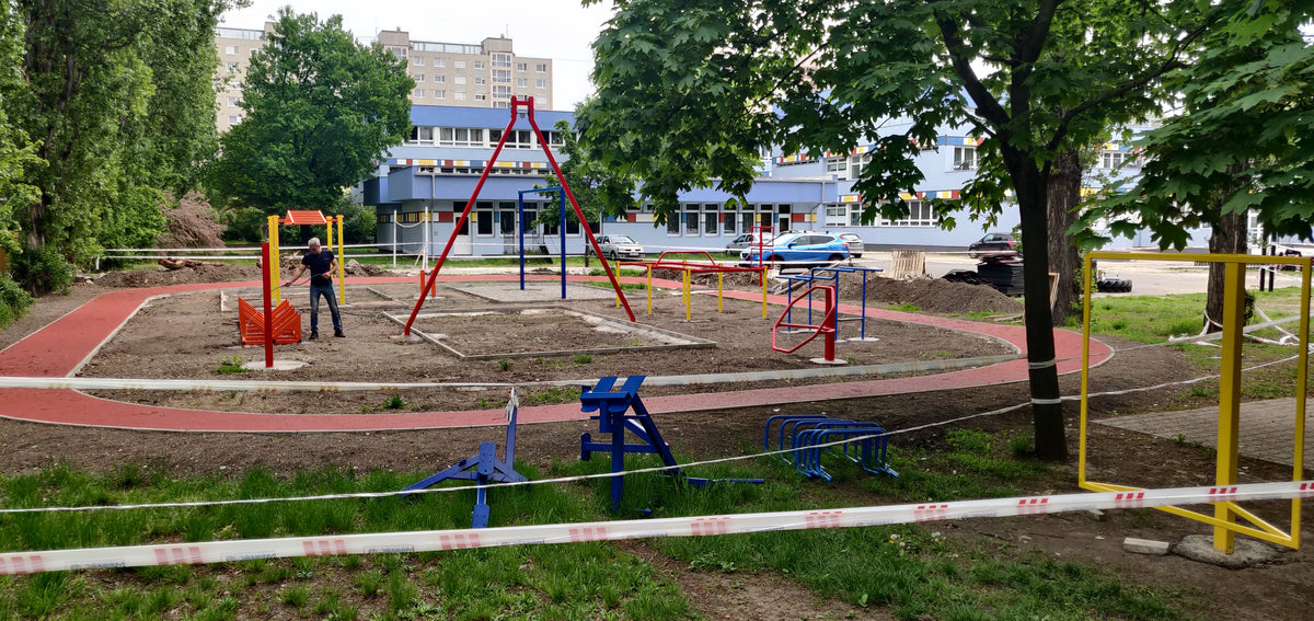 Győr · Fekete István iskola hibrid park – megvalósult park, 1. fénykép