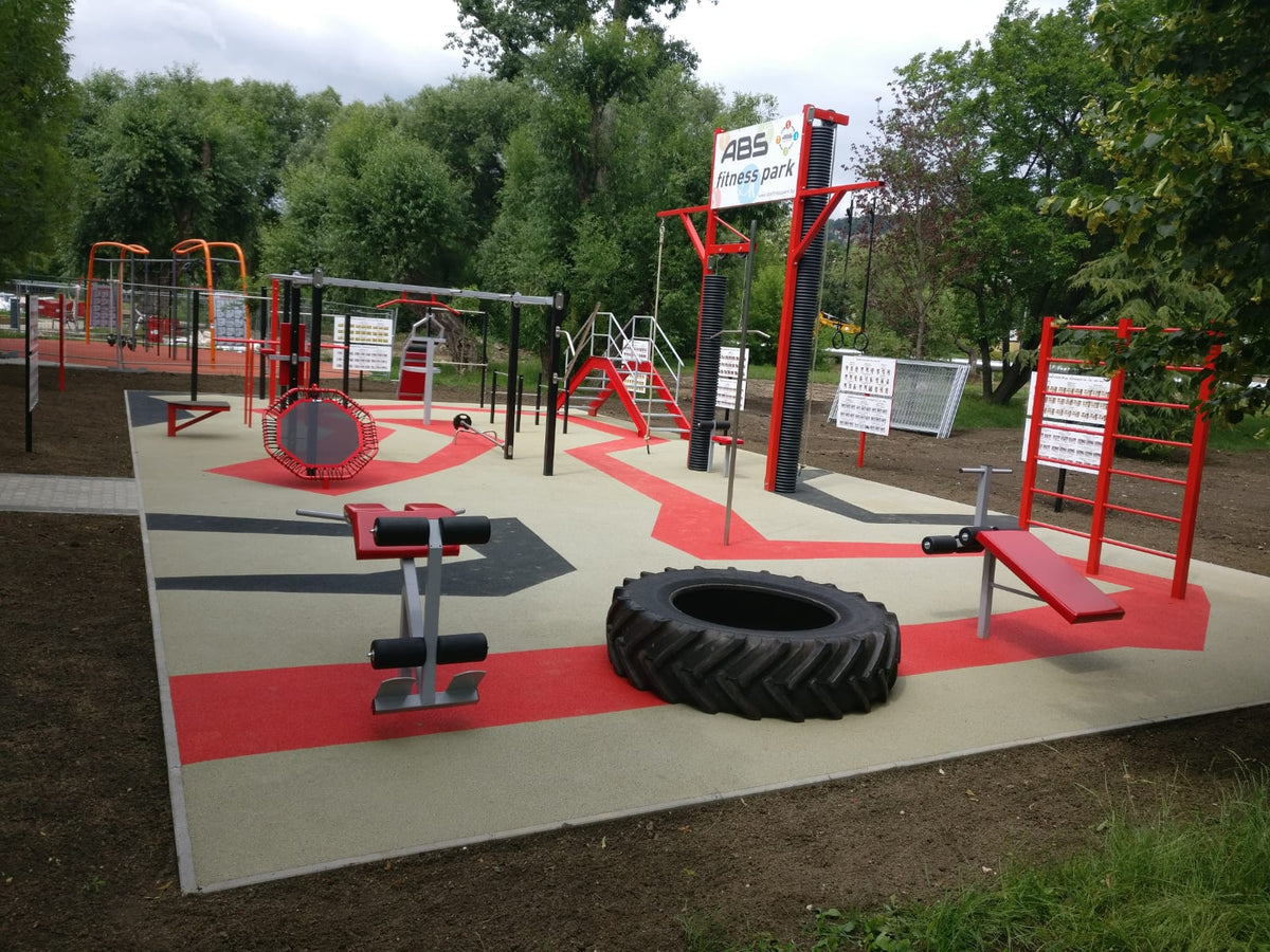 Tatabánya · Csónakázó-tó ABS Fitness Park – megvalósult park, 3. fénykép