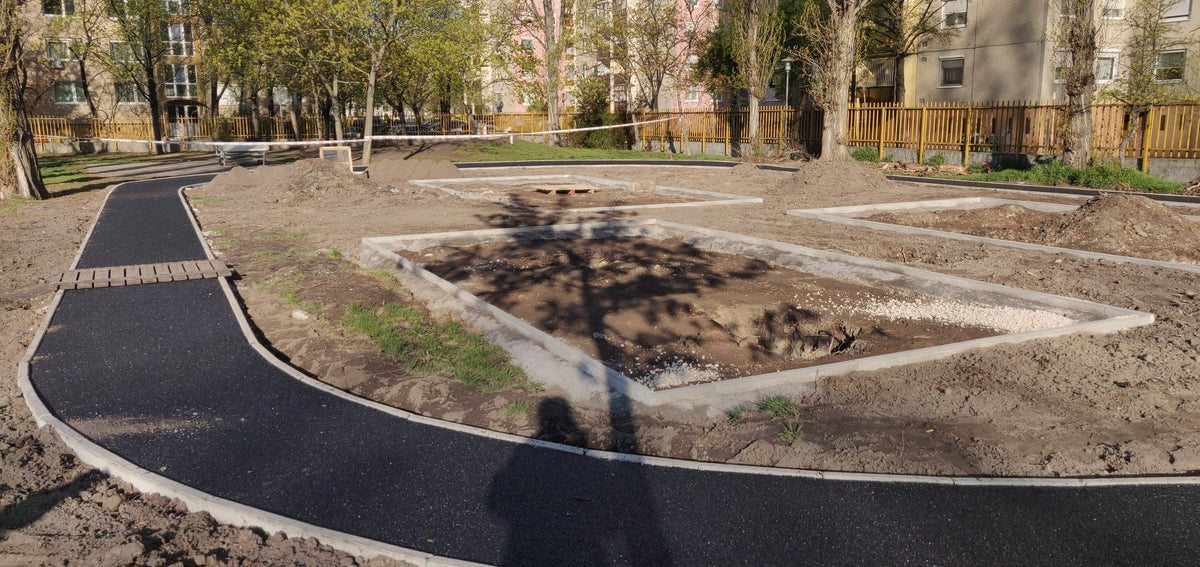 Győr Fekete István iskola – SBR gumiburkolati réteg kivitelezése