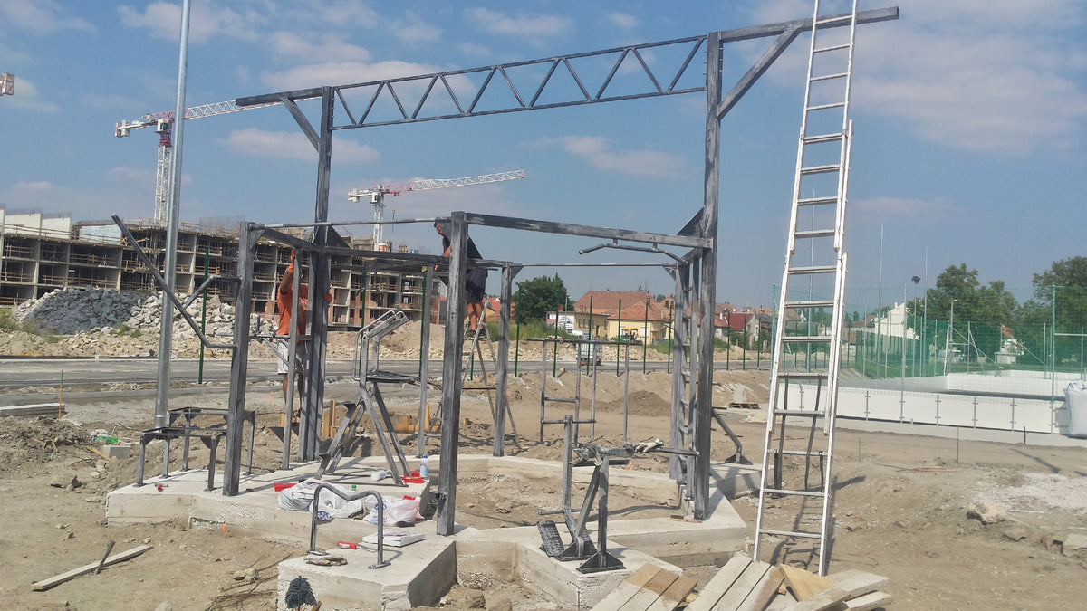Győr · Bercsényi liget ABS Fitness Park – kivitelezési dokumentáció, 1. felvétel