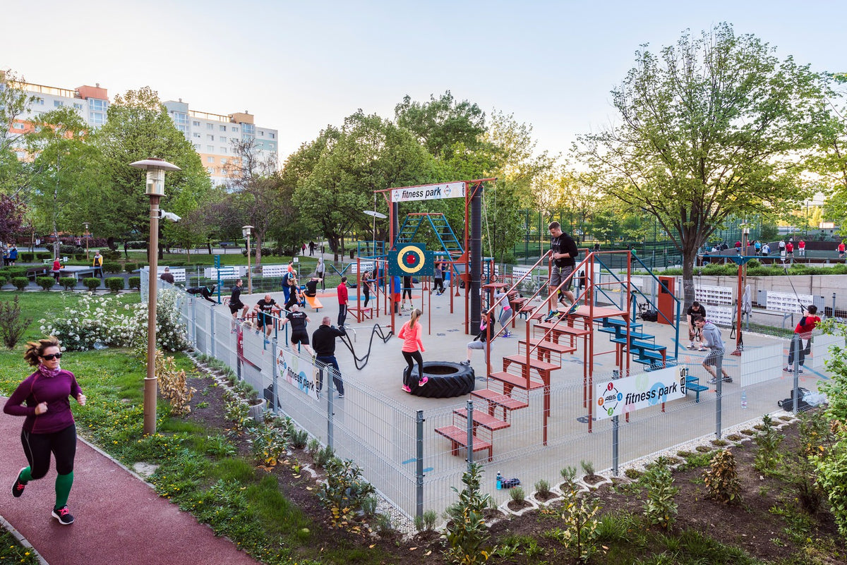 Győr · Barátság Park ABS Fitness Park – megvalósult park, 3. fénykép