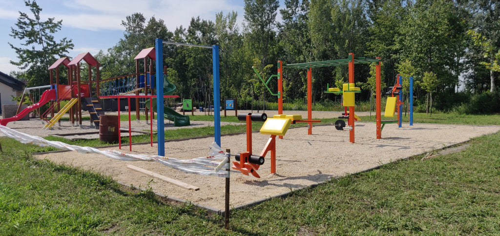 ABS Fitness Park® 120 m² – Komplett Kültéri Fitnesz Park 12 Eszközzel