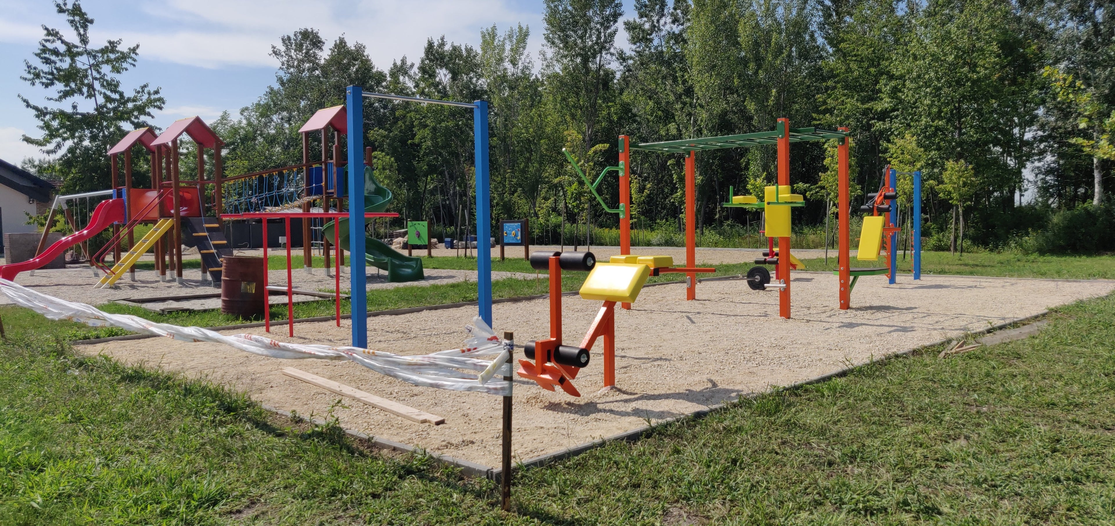 ABS Fitness Park® 120 m² – Komplett Kültéri Fitnesz Park 12 Eszközzel