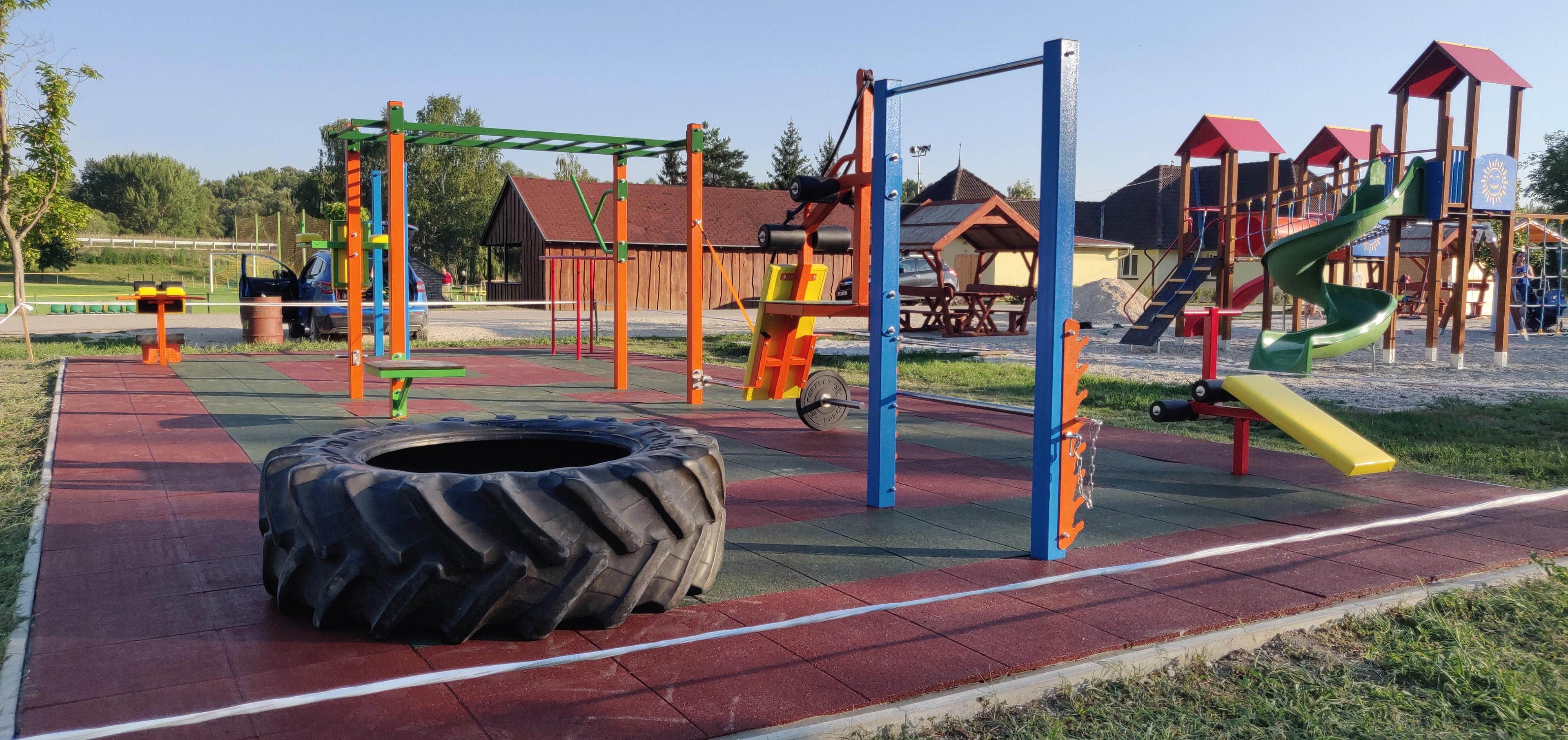 ABS Fitness Park® 120 m² – Komplett Kültéri Fitnesz Park 12 Eszközzel