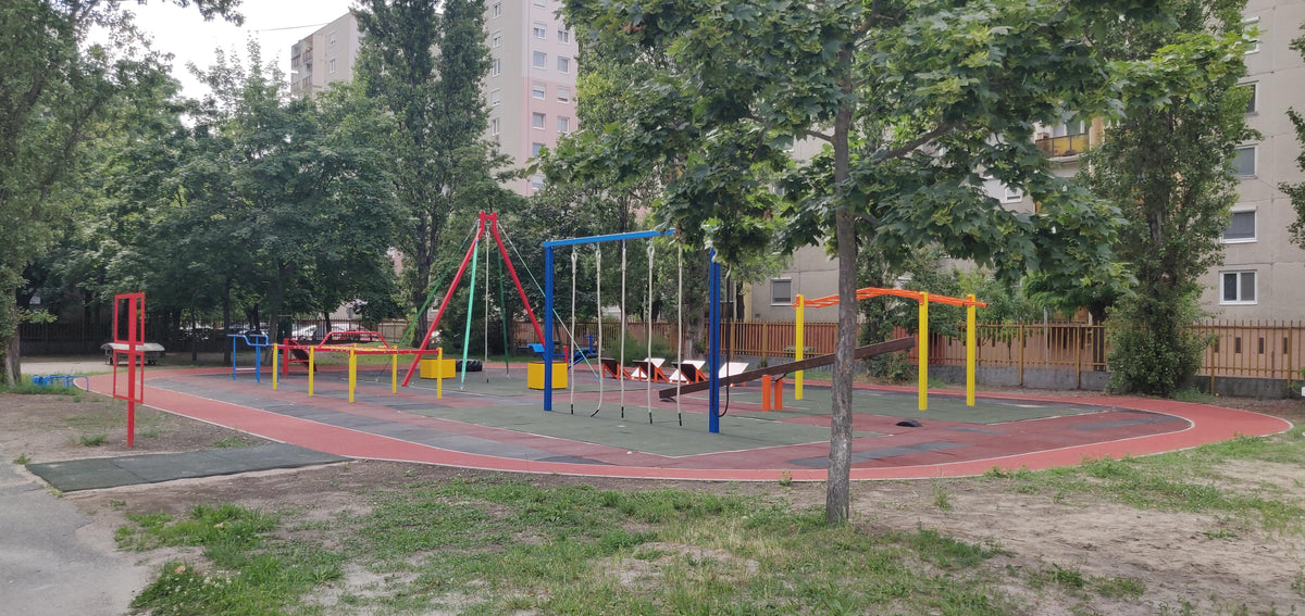 Győr · Fekete István iskola hibrid park – megvalósult park, 2. fénykép