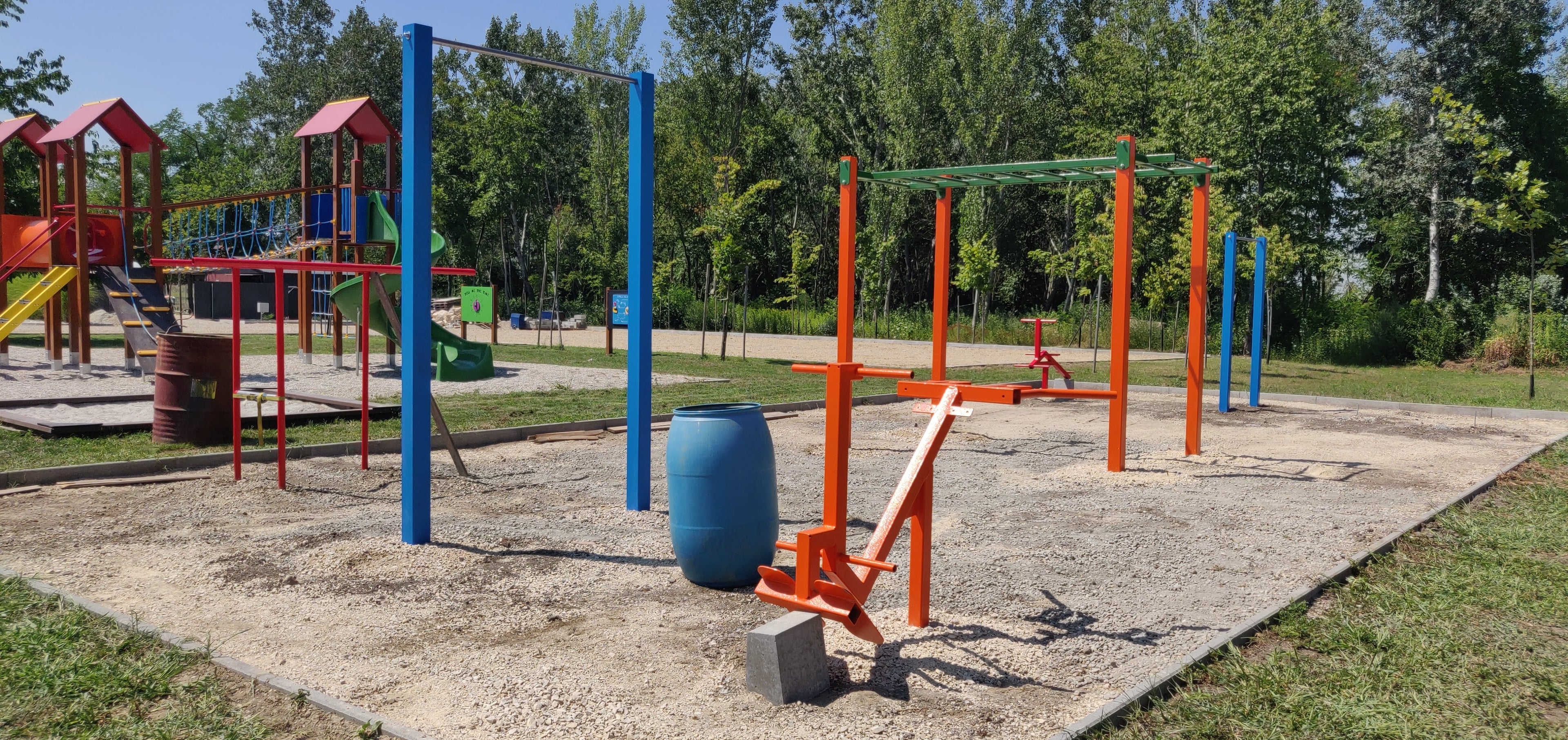 ABS Fitness Park® 120 m² – Komplett Kültéri Fitnesz Park 12 Eszközzel